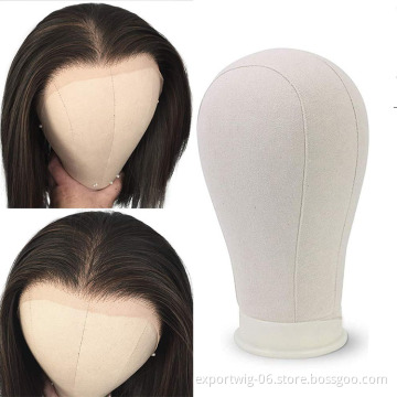Mannequin Head Blocks For Wigs Making Weft Wig Display Style Styling Manikin Canvas Head For Home Or Salon Use With Hole